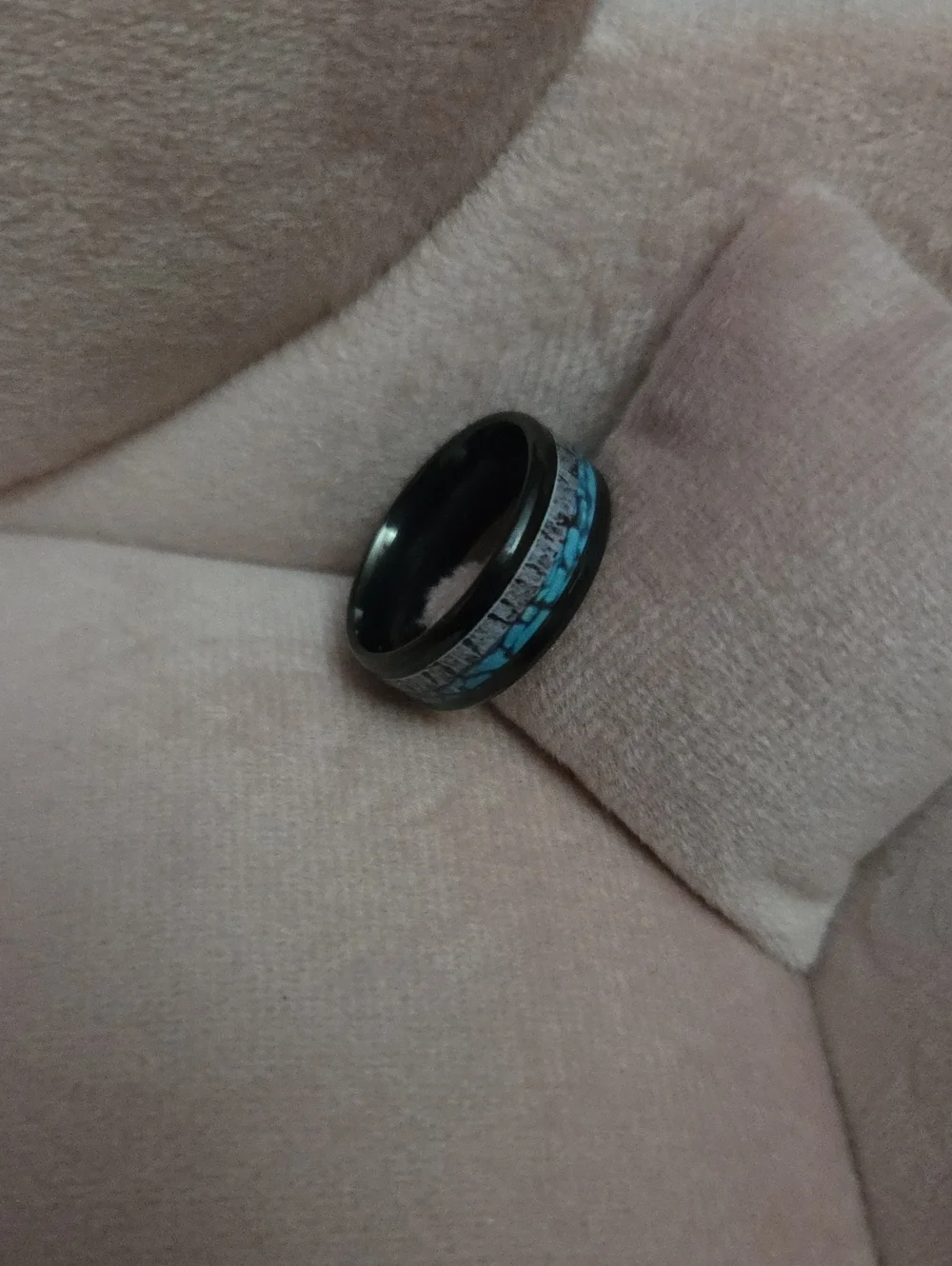 Ring Black and Teal - Unbranded Wearable Size 9 NWOT